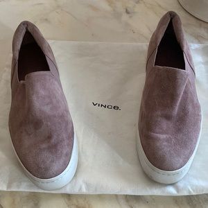 Vince Warren Slip-on Sneaker Pink Suede